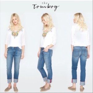 NWT Johnny Was Women's The Tomboy Midrise Jeans Size 32
